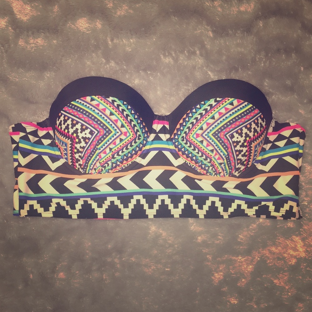 O.P. Push up bandeau bikini top